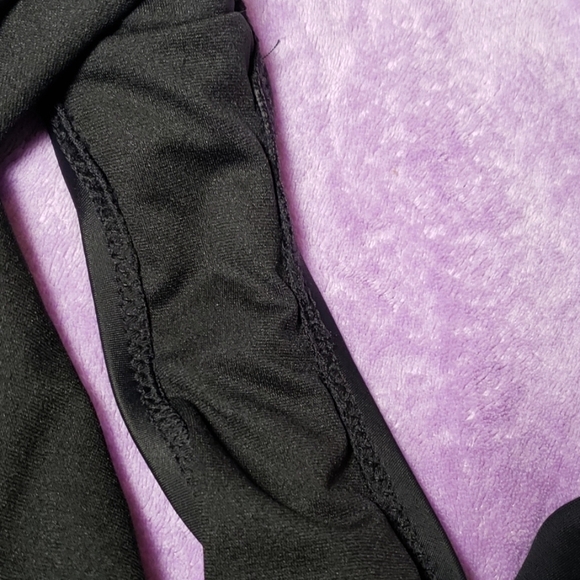 Kona Sol 1 Piece Plunge Halter Low Back Black NWT - Picture 7 of 9